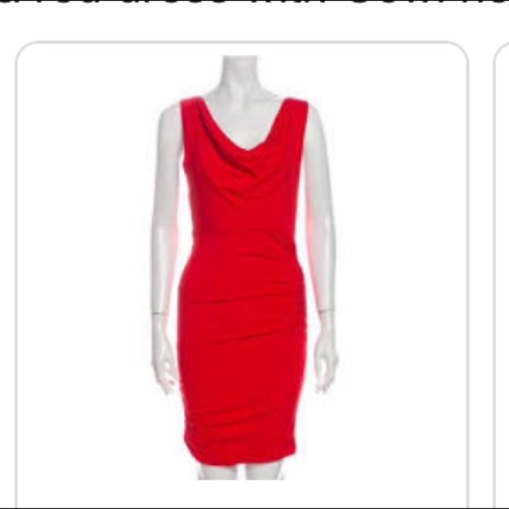 Alice + Olivia read cowl neck dress size 8